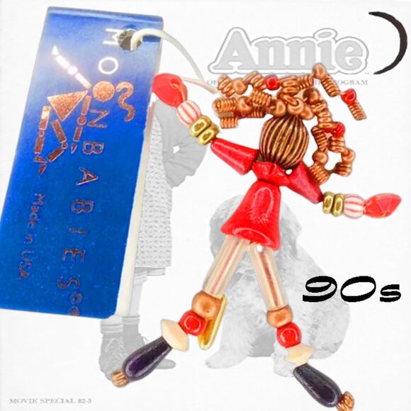 Vintage "Annie" Moonbabies Brooch - 90s SPECIAL EDITION Collectible - Picture 1 of 10